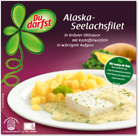 Du darfst Alaska Seelachsfilet 375g 