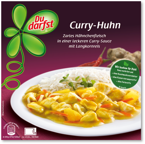 Du darfst Curry-Huhn 375g 