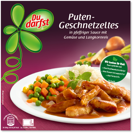 Du darfst Putengeschnetzeltes 400g 