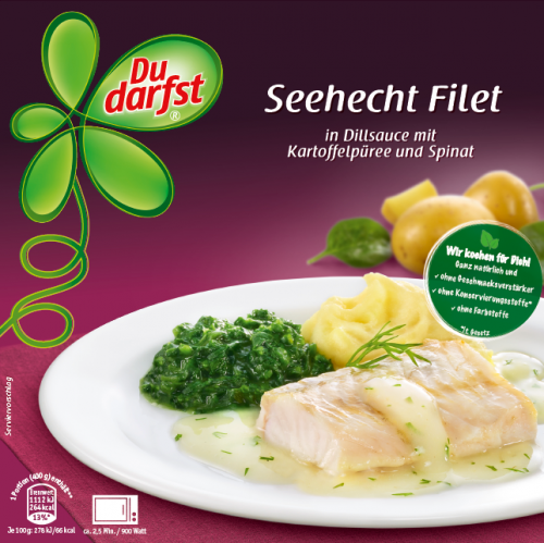 Du darfst Seehecht Filet 400g 